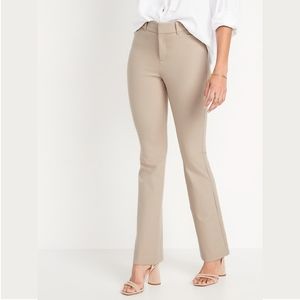 High-Waisted Pixie Flare Pants NWT